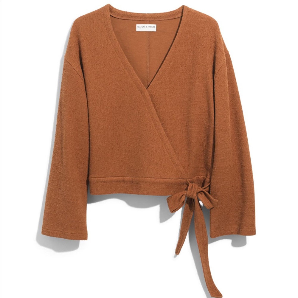 MADEWELL Texture & Thread Wrap Top
